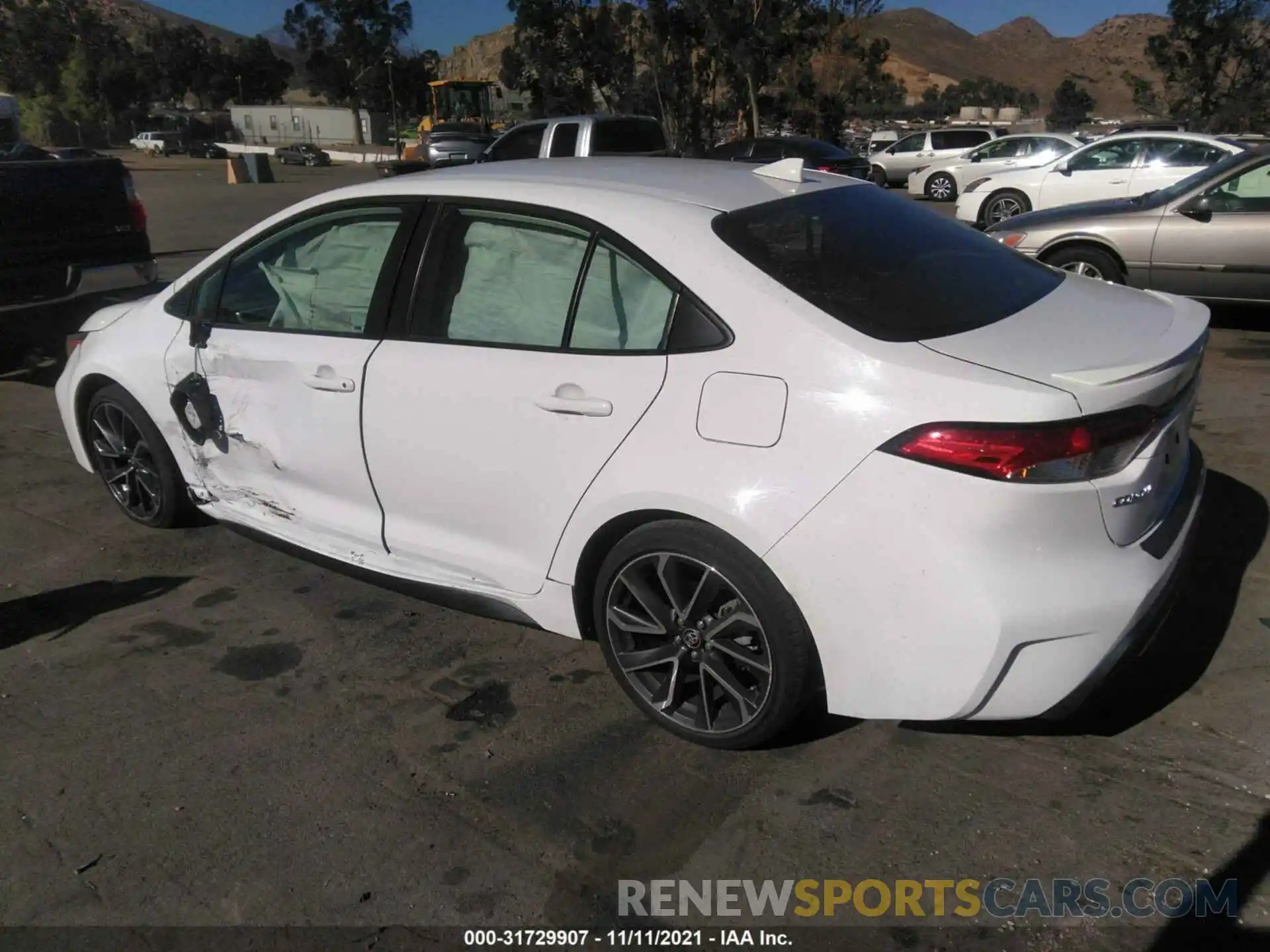 3 Photograph of a damaged car JTDS4RCE6LJ034158 TOYOTA COROLLA 2020