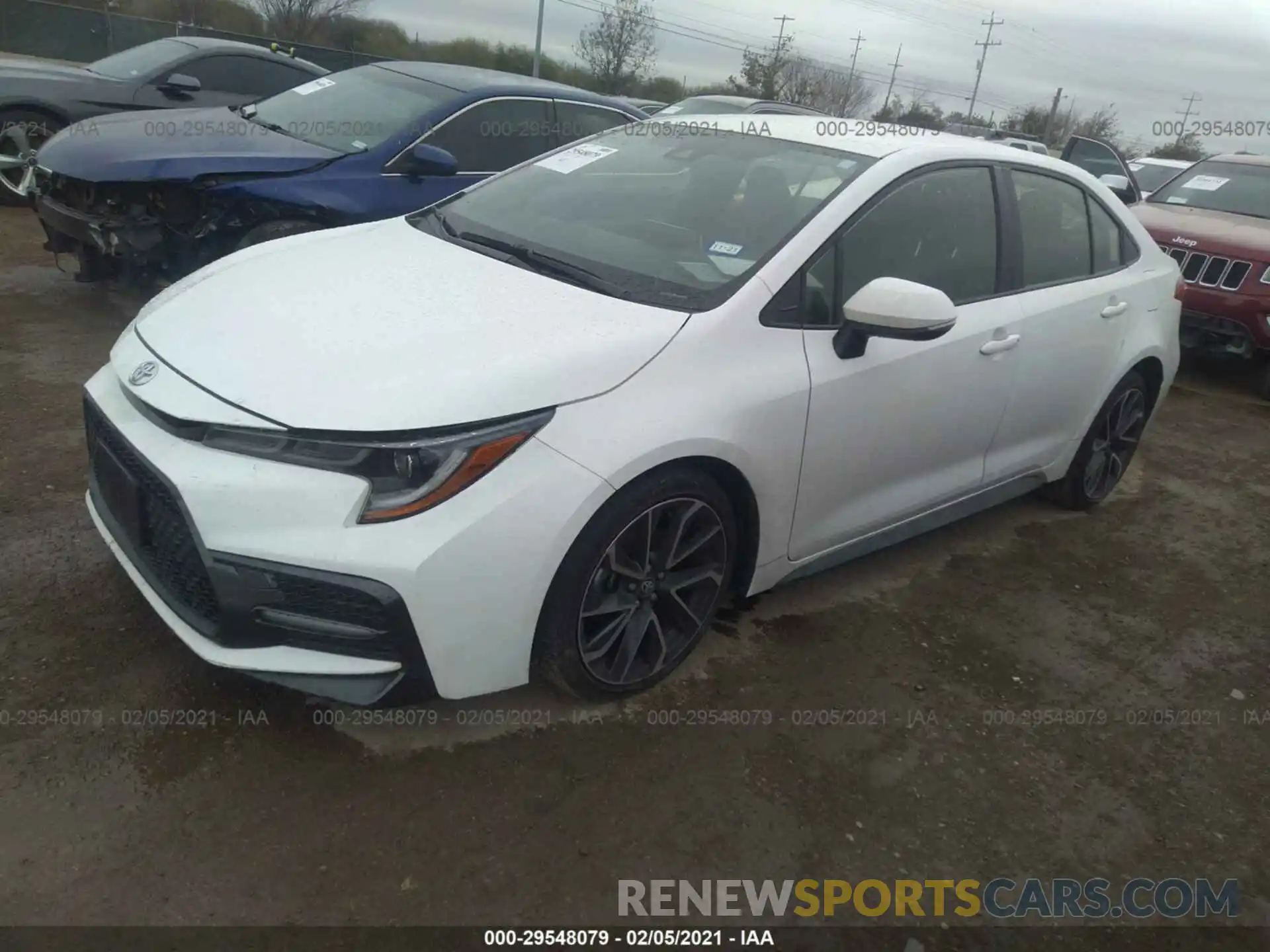 2 Photograph of a damaged car JTDS4RCE6LJ034340 TOYOTA COROLLA 2020