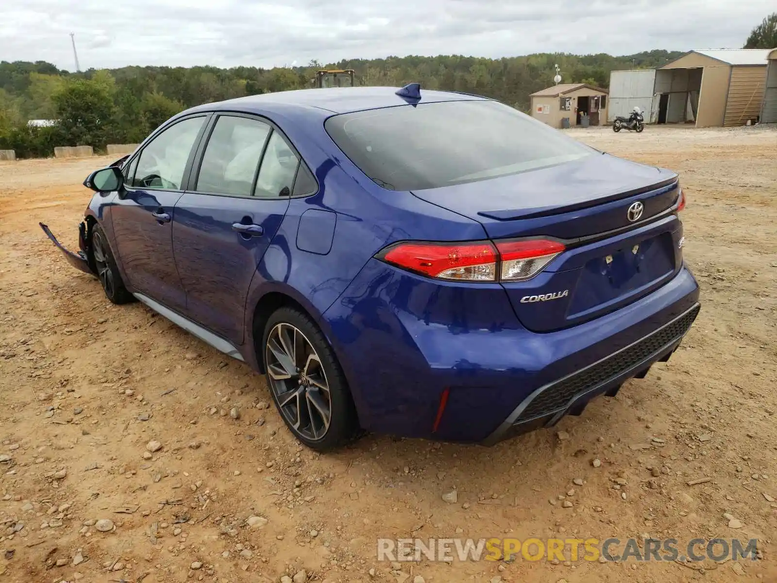 3 Photograph of a damaged car JTDS4RCE6LJ034550 TOYOTA COROLLA 2020