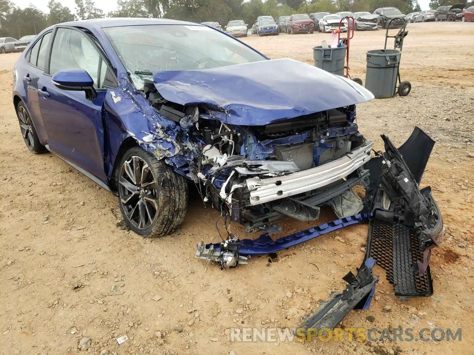 9 Photograph of a damaged car JTDS4RCE6LJ034550 TOYOTA COROLLA 2020