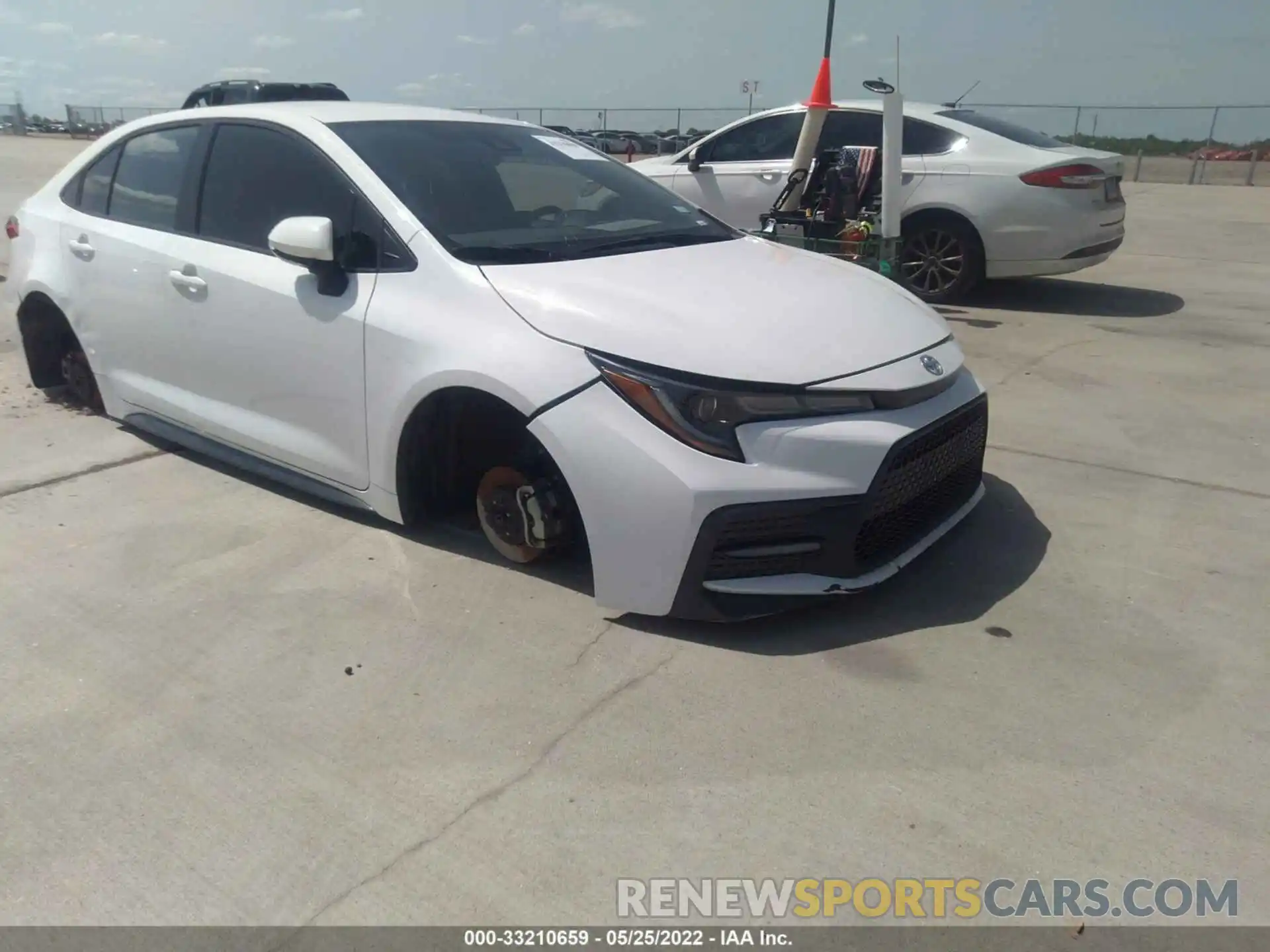 1 Photograph of a damaged car JTDS4RCE6LJ034774 TOYOTA COROLLA 2020