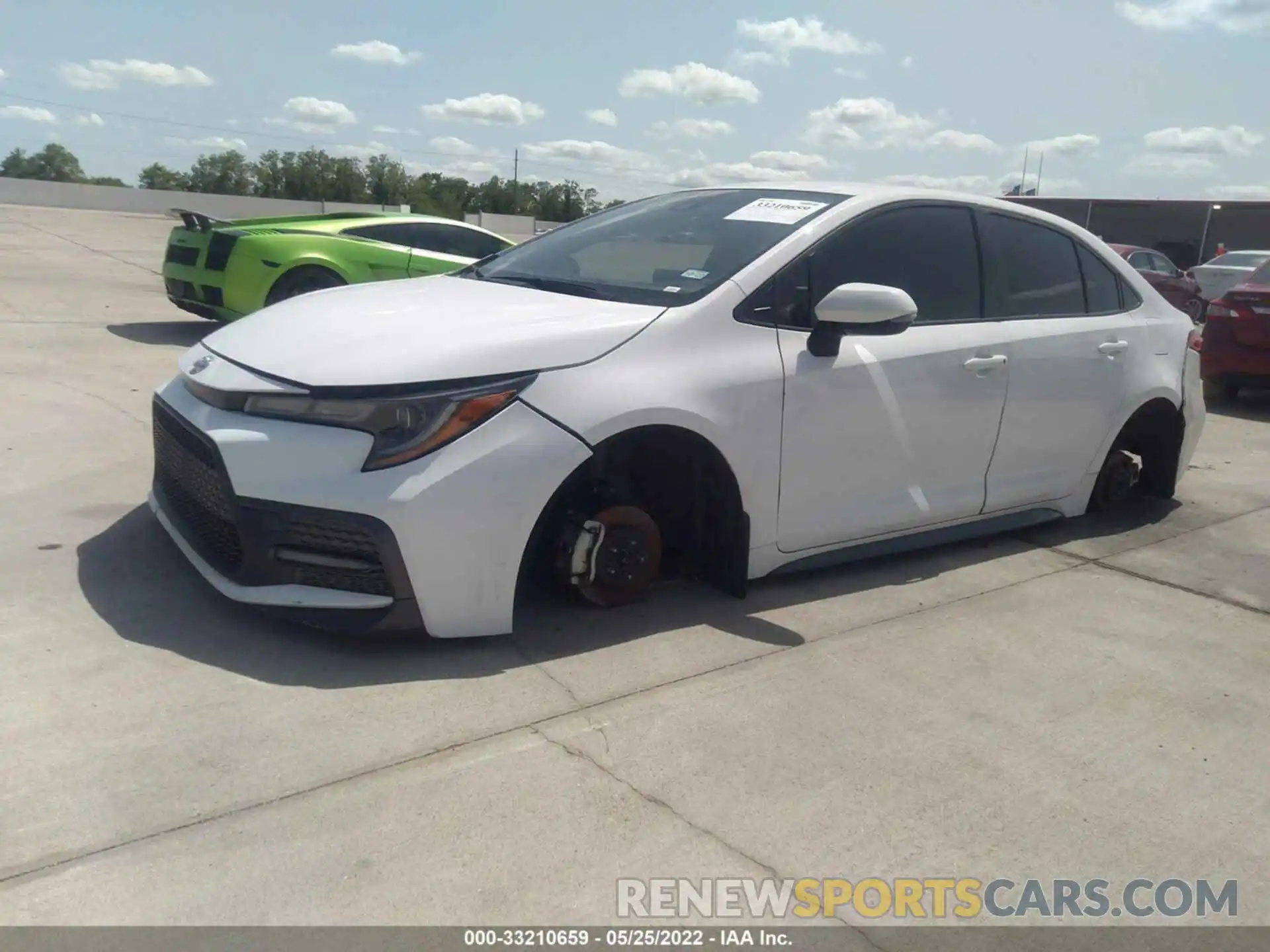 2 Photograph of a damaged car JTDS4RCE6LJ034774 TOYOTA COROLLA 2020