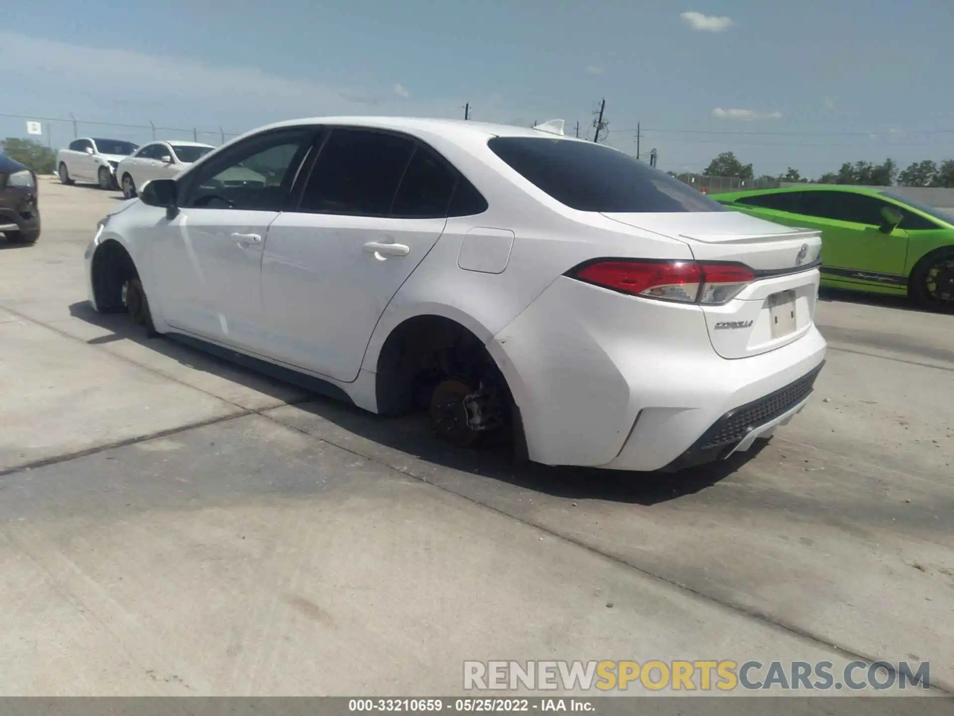 3 Photograph of a damaged car JTDS4RCE6LJ034774 TOYOTA COROLLA 2020