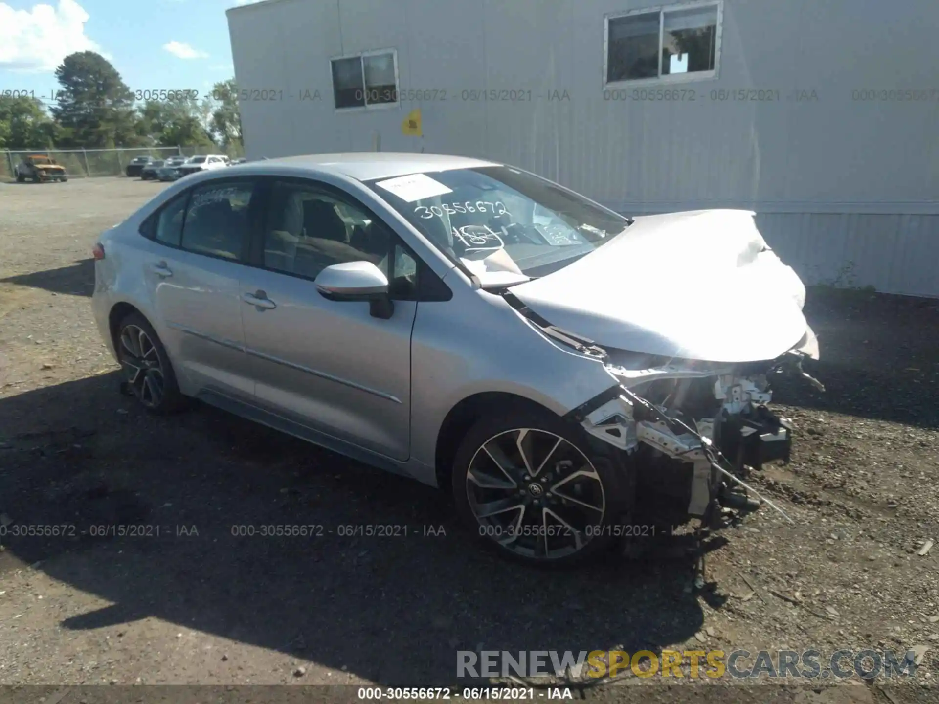 1 Photograph of a damaged car JTDS4RCE6LJ035147 TOYOTA COROLLA 2020