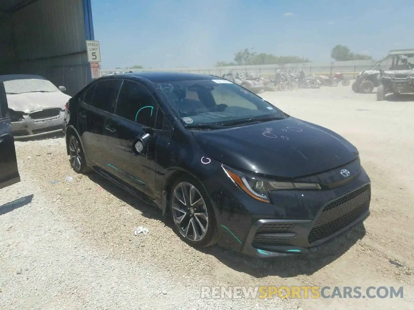 1 Photograph of a damaged car JTDS4RCE6LJ035407 TOYOTA COROLLA 2020