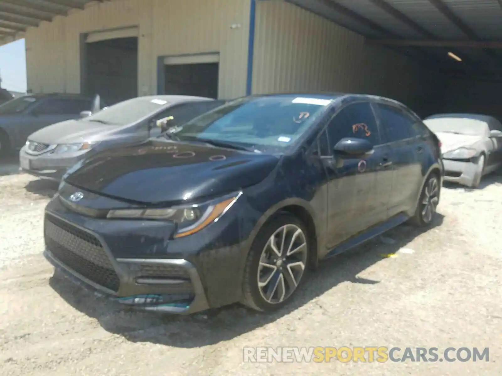 2 Photograph of a damaged car JTDS4RCE6LJ035407 TOYOTA COROLLA 2020