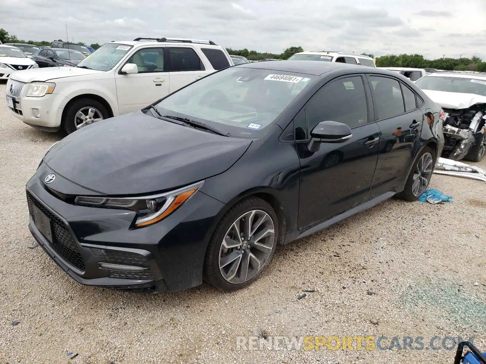 2 Photograph of a damaged car JTDS4RCE6LJ035424 TOYOTA COROLLA 2020