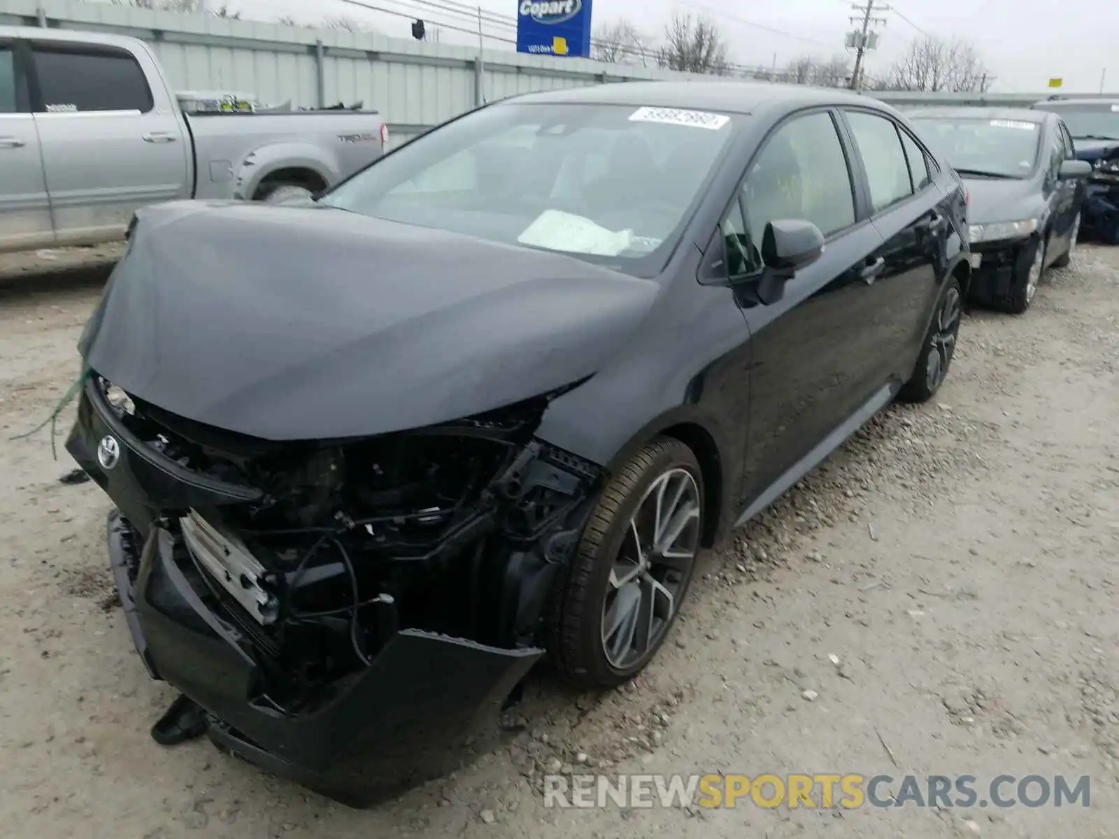 2 Photograph of a damaged car JTDS4RCE6LJ035438 TOYOTA COROLLA 2020