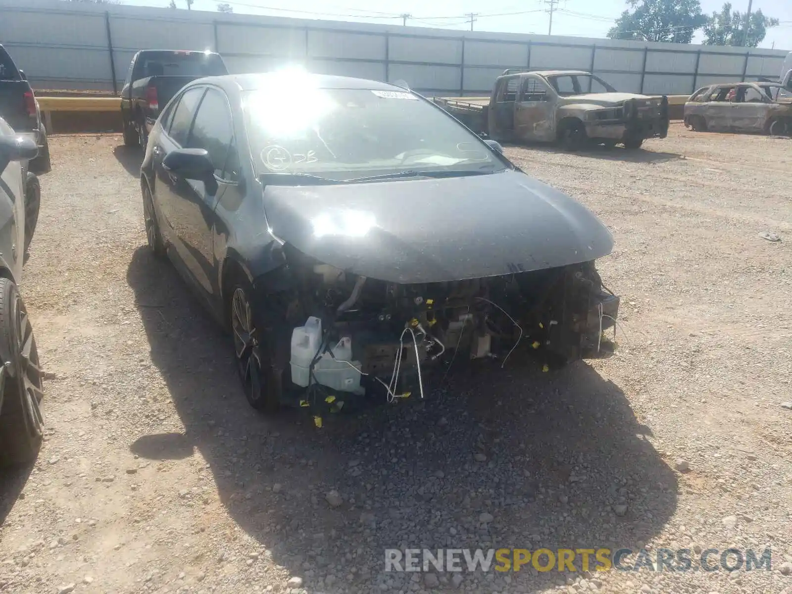 1 Photograph of a damaged car JTDS4RCE6LJ037142 TOYOTA COROLLA 2020