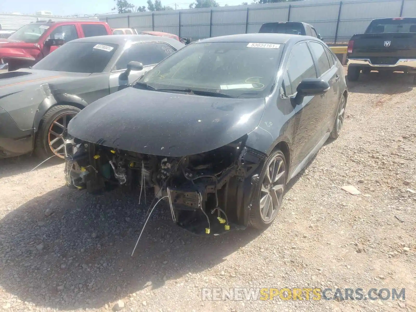 2 Photograph of a damaged car JTDS4RCE6LJ037142 TOYOTA COROLLA 2020