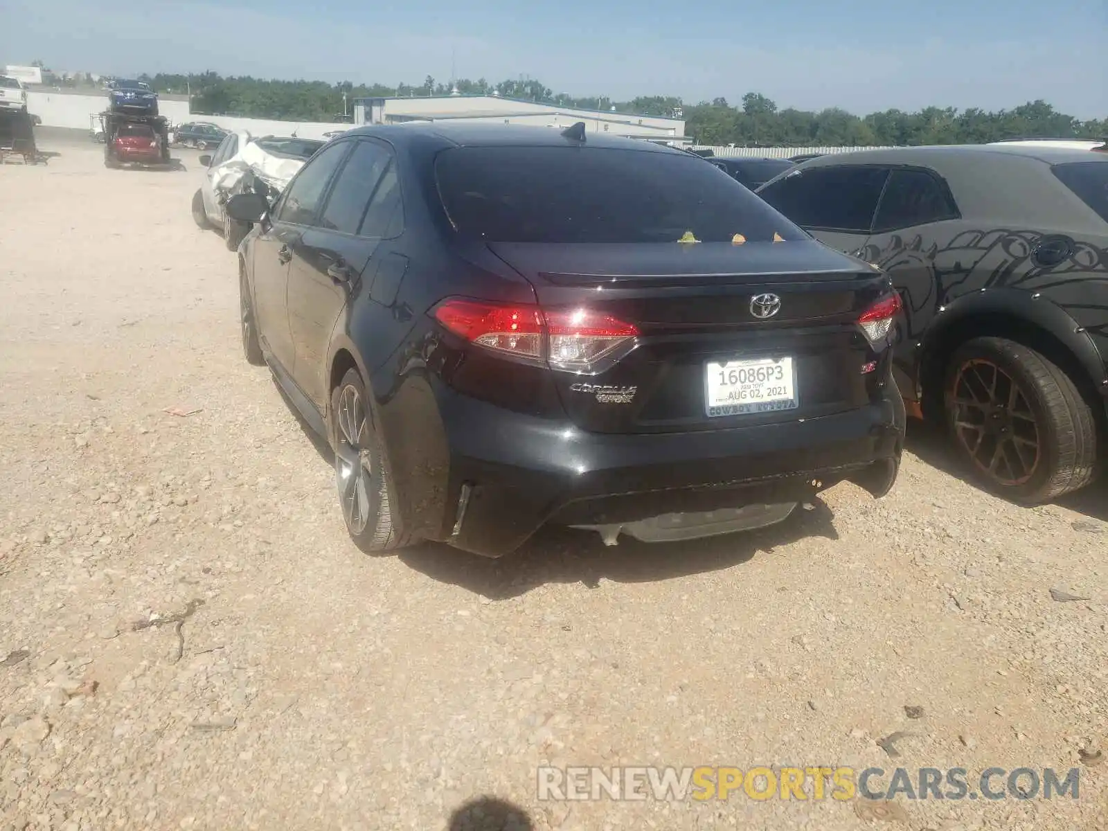 3 Photograph of a damaged car JTDS4RCE6LJ037142 TOYOTA COROLLA 2020