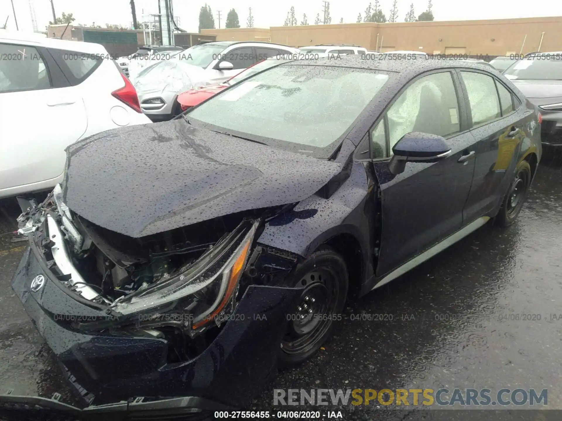 2 Photograph of a damaged car JTDS4RCE6LJ037223 TOYOTA COROLLA 2020