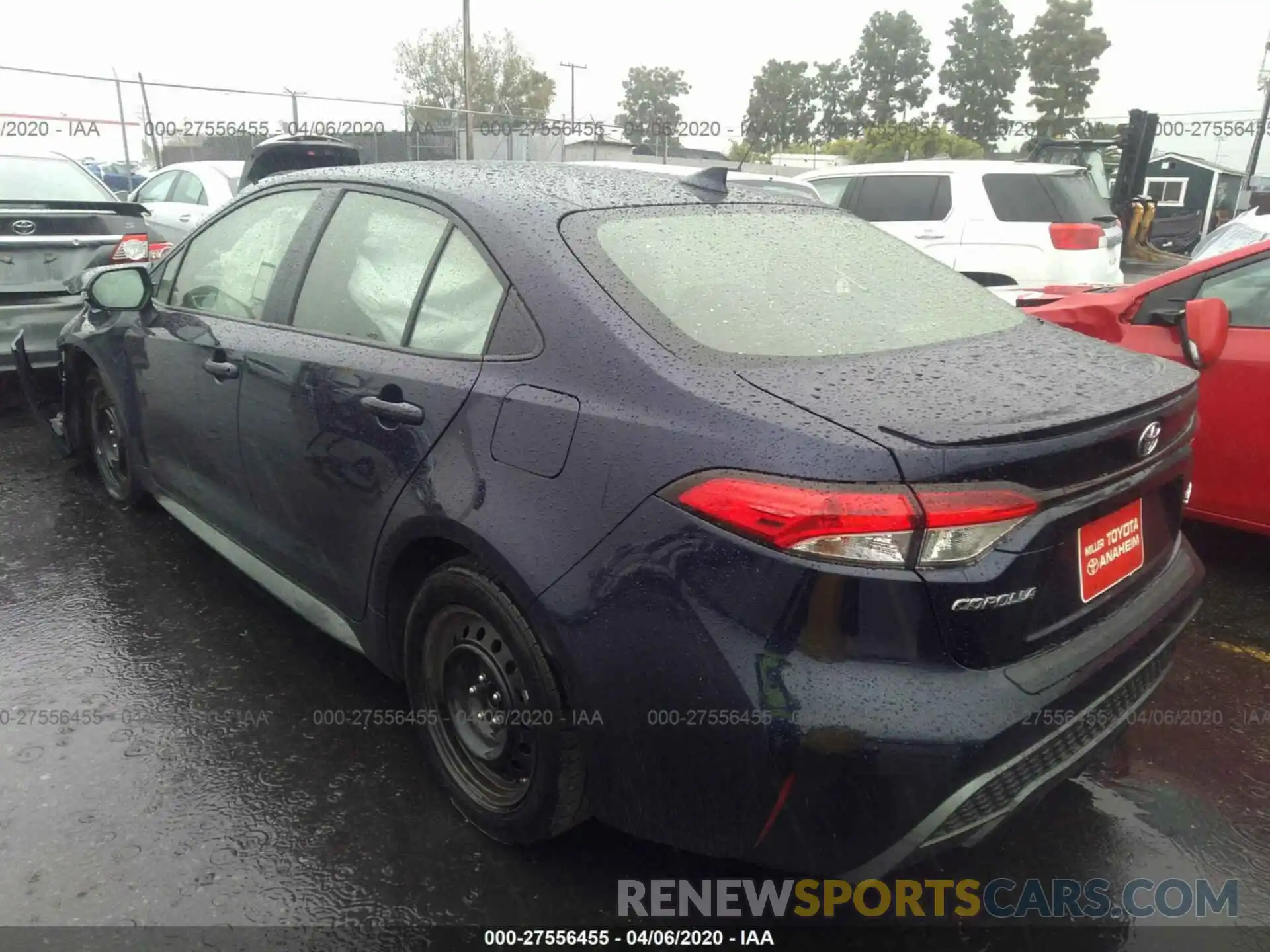 3 Photograph of a damaged car JTDS4RCE6LJ037223 TOYOTA COROLLA 2020