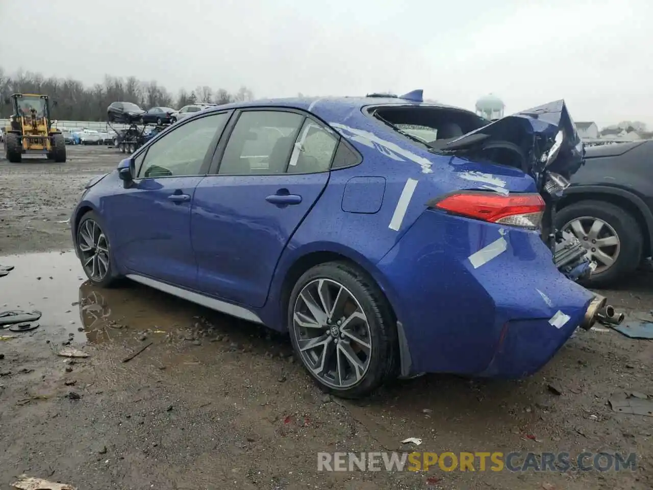 2 Photograph of a damaged car JTDS4RCE6LJ037271 TOYOTA COROLLA 2020