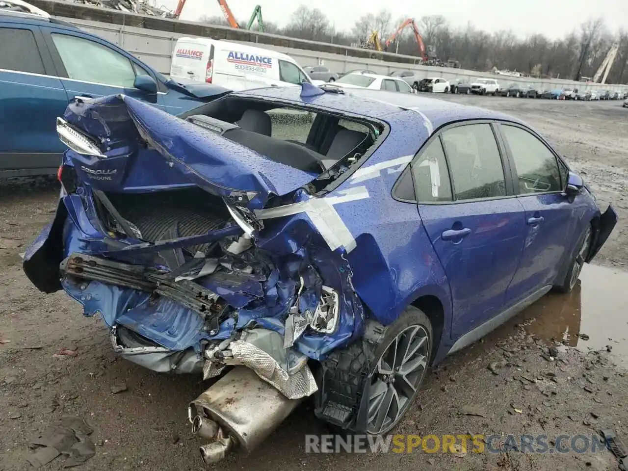 3 Photograph of a damaged car JTDS4RCE6LJ037271 TOYOTA COROLLA 2020