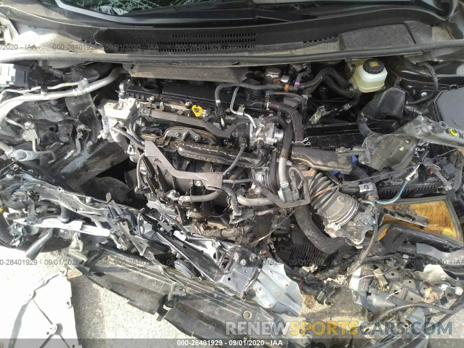 10 Фотография поврежденного автомобиля JTDS4RCE6LJ037397 TOYOTA COROLLA 2020