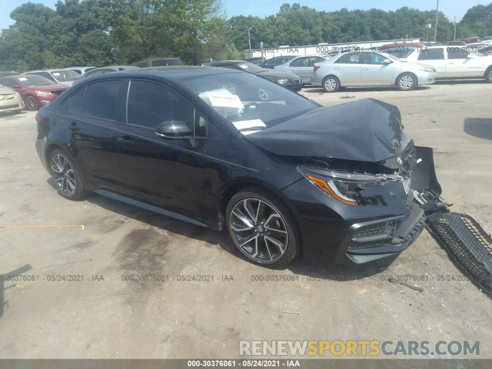 1 Photograph of a damaged car JTDS4RCE6LJ037710 TOYOTA COROLLA 2020