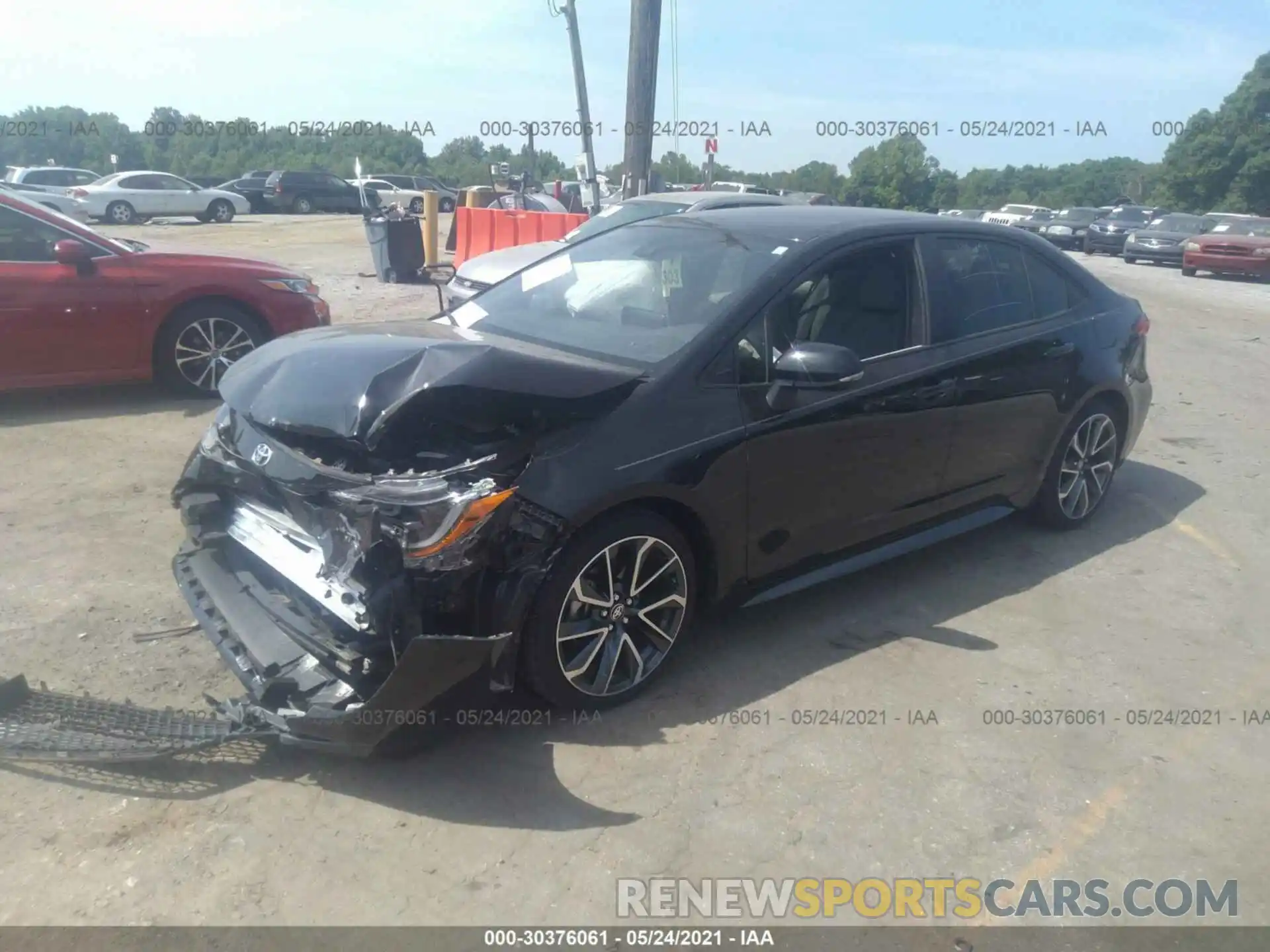 2 Photograph of a damaged car JTDS4RCE6LJ037710 TOYOTA COROLLA 2020