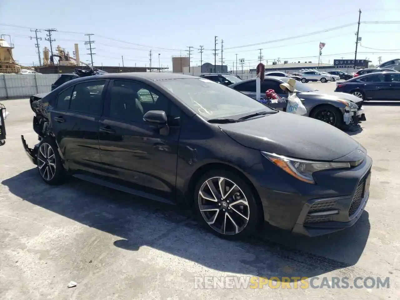 1 Photograph of a damaged car JTDS4RCE6LJ037819 TOYOTA COROLLA 2020