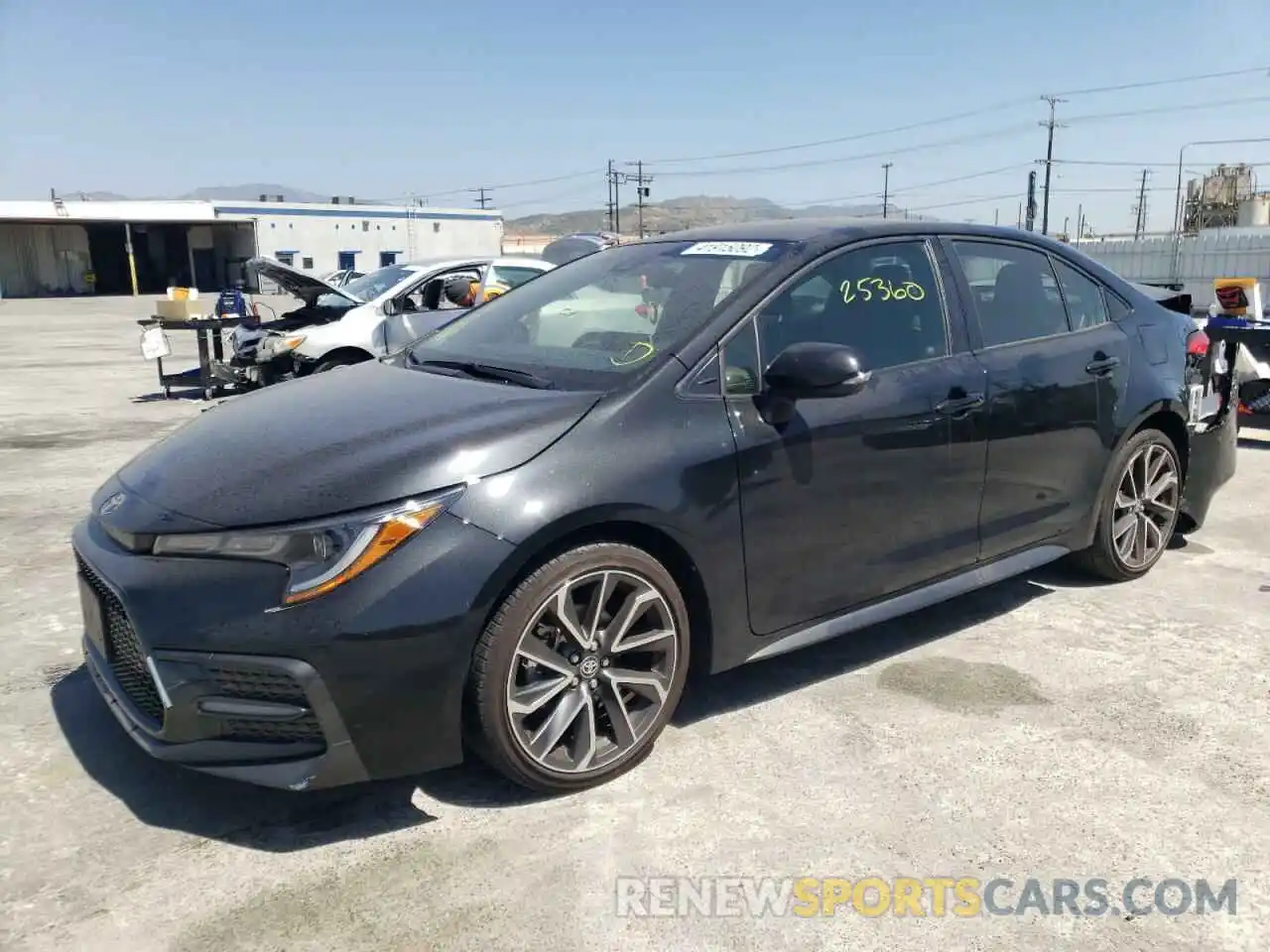 2 Photograph of a damaged car JTDS4RCE6LJ037819 TOYOTA COROLLA 2020