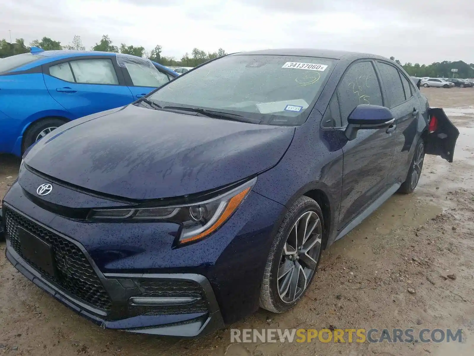 2 Photograph of a damaged car JTDS4RCE6LJ038887 TOYOTA COROLLA 2020