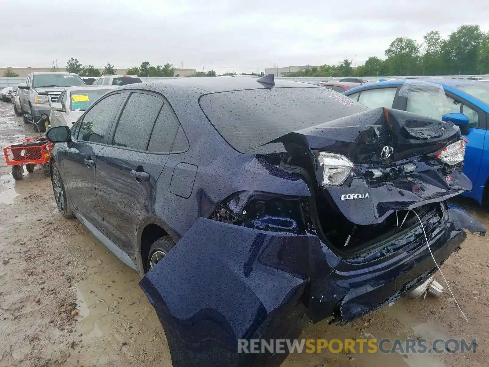 3 Photograph of a damaged car JTDS4RCE6LJ038887 TOYOTA COROLLA 2020