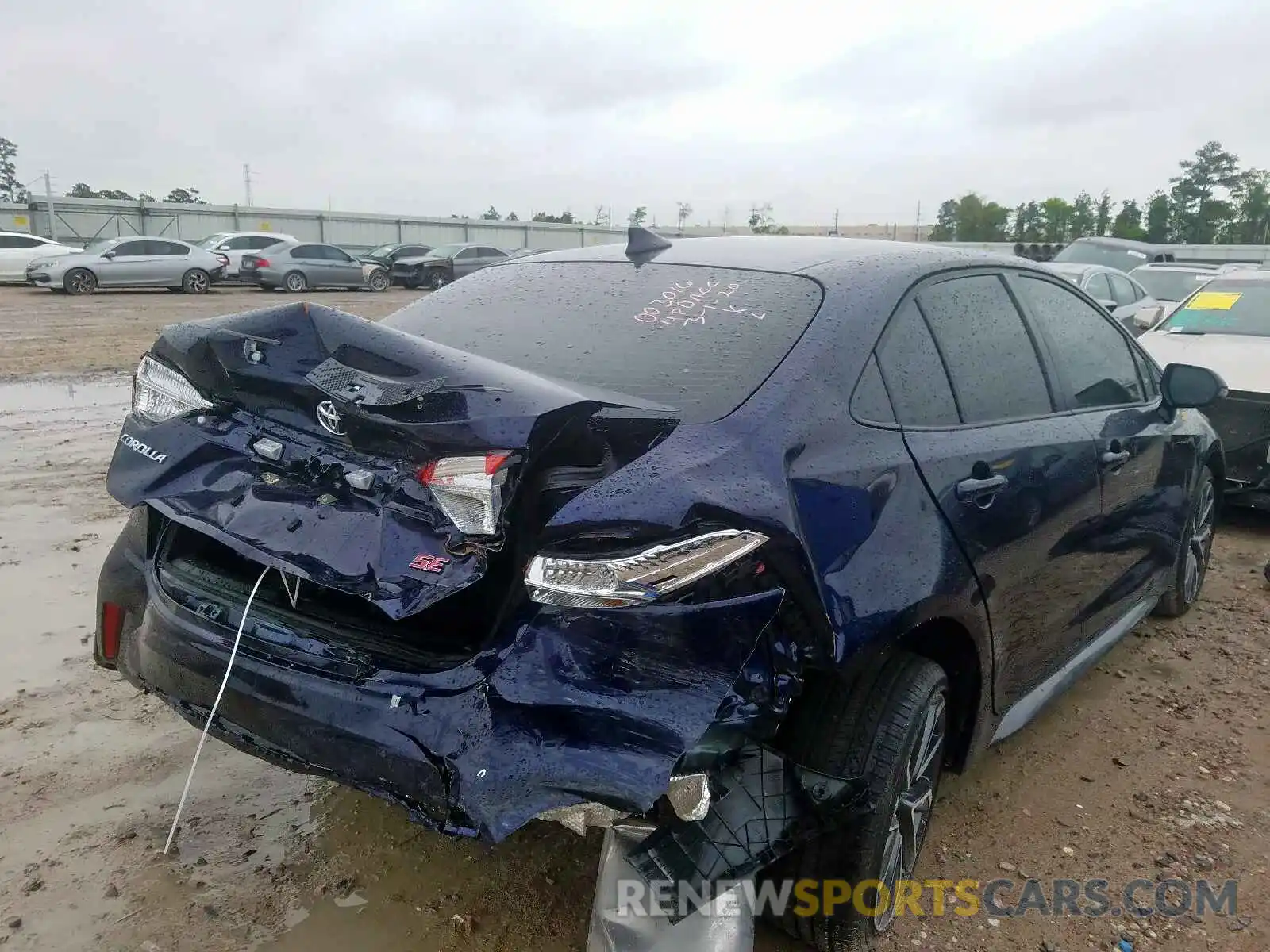 4 Photograph of a damaged car JTDS4RCE6LJ038887 TOYOTA COROLLA 2020