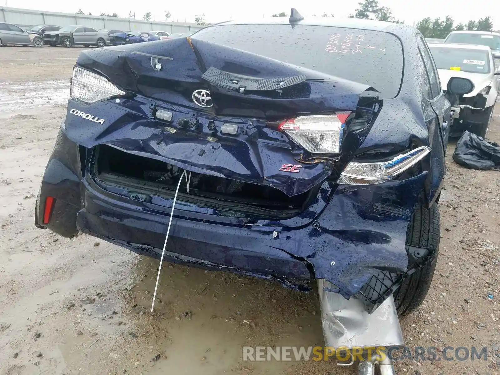 9 Photograph of a damaged car JTDS4RCE6LJ038887 TOYOTA COROLLA 2020