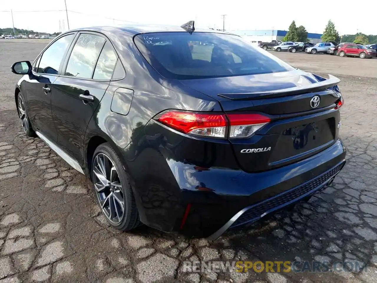 3 Photograph of a damaged car JTDS4RCE6LJ039165 TOYOTA COROLLA 2020