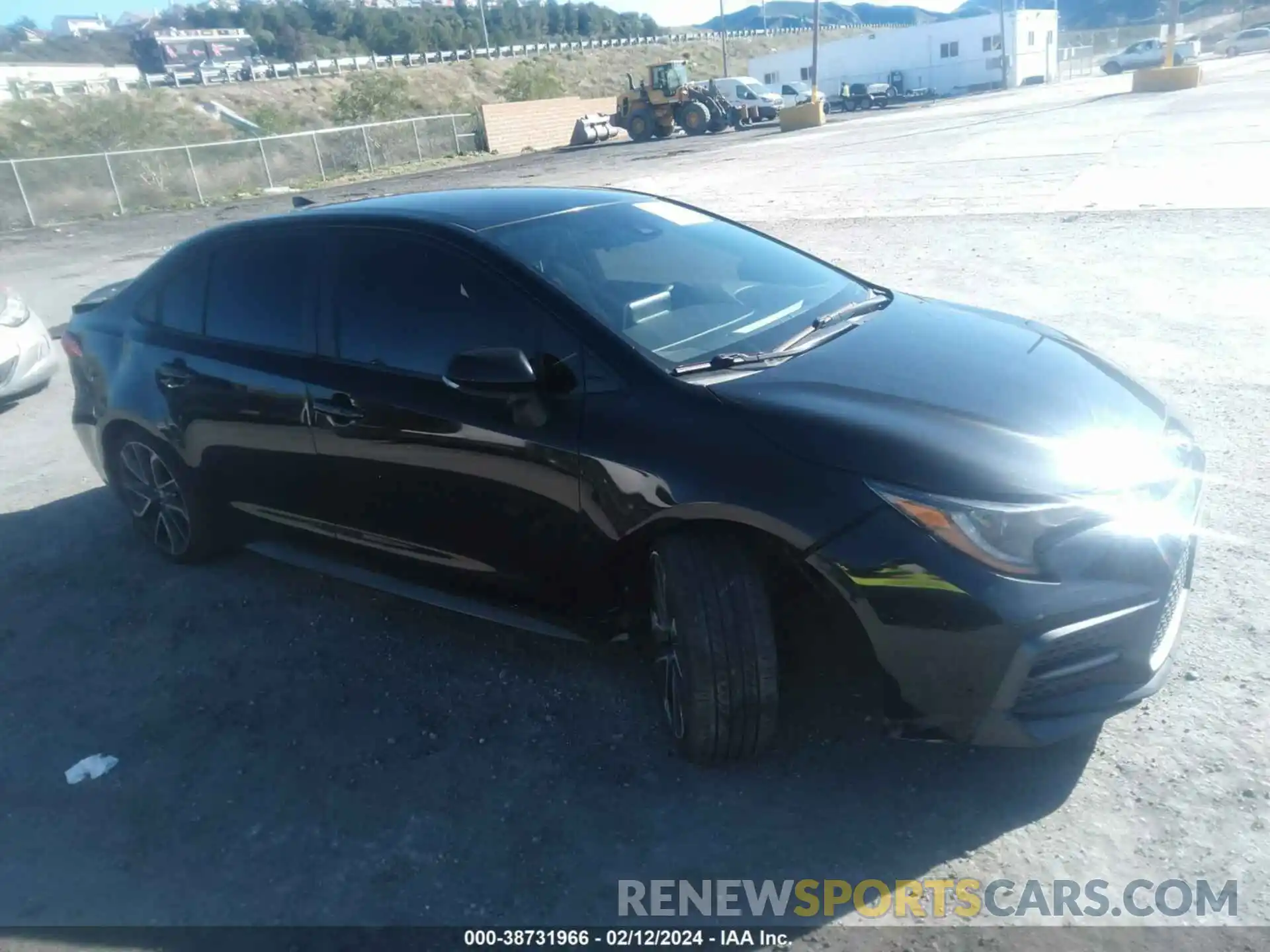 1 Photograph of a damaged car JTDS4RCE6LJ039246 TOYOTA COROLLA 2020