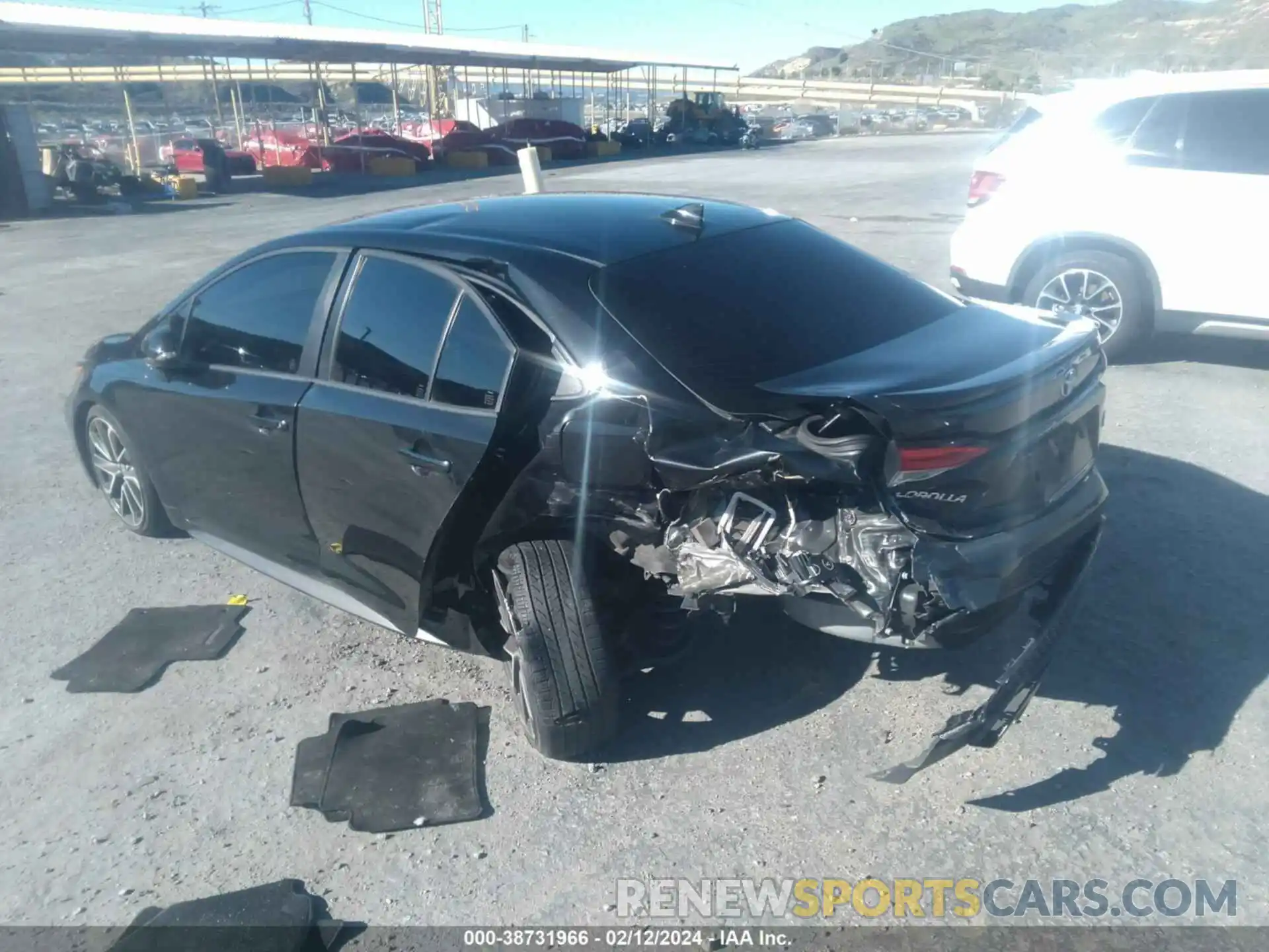 3 Photograph of a damaged car JTDS4RCE6LJ039246 TOYOTA COROLLA 2020