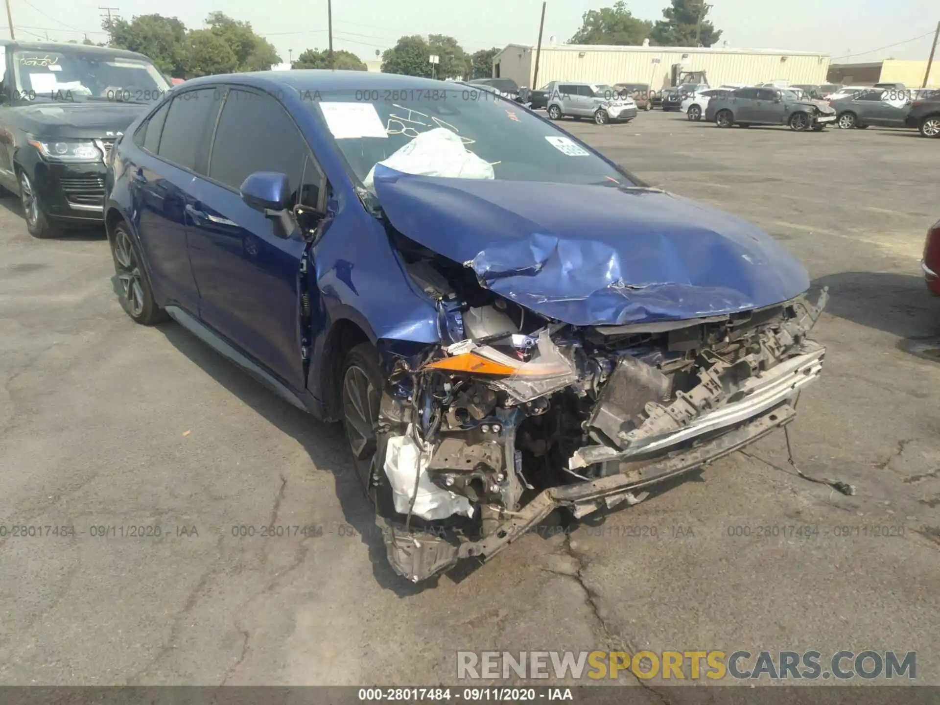 1 Photograph of a damaged car JTDS4RCE6LJ039540 TOYOTA COROLLA 2020