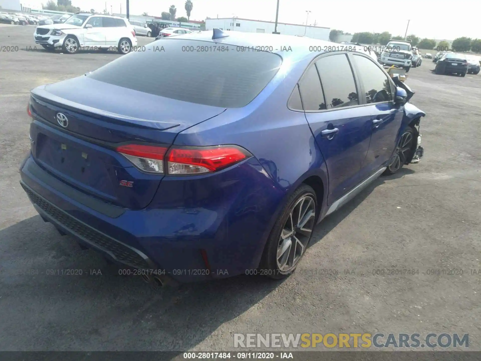 4 Photograph of a damaged car JTDS4RCE6LJ039540 TOYOTA COROLLA 2020