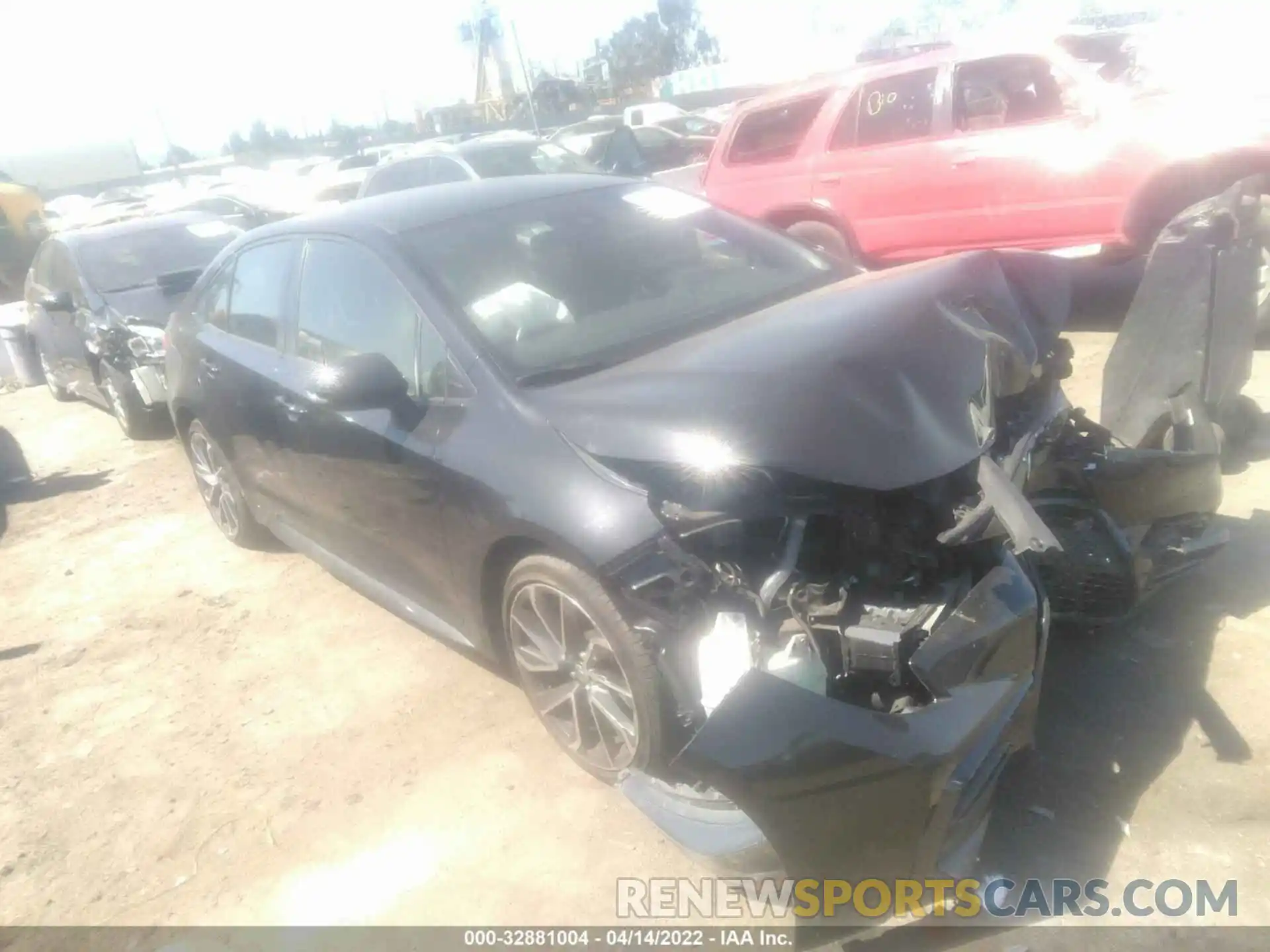 1 Photograph of a damaged car JTDS4RCE6LJ039750 TOYOTA COROLLA 2020