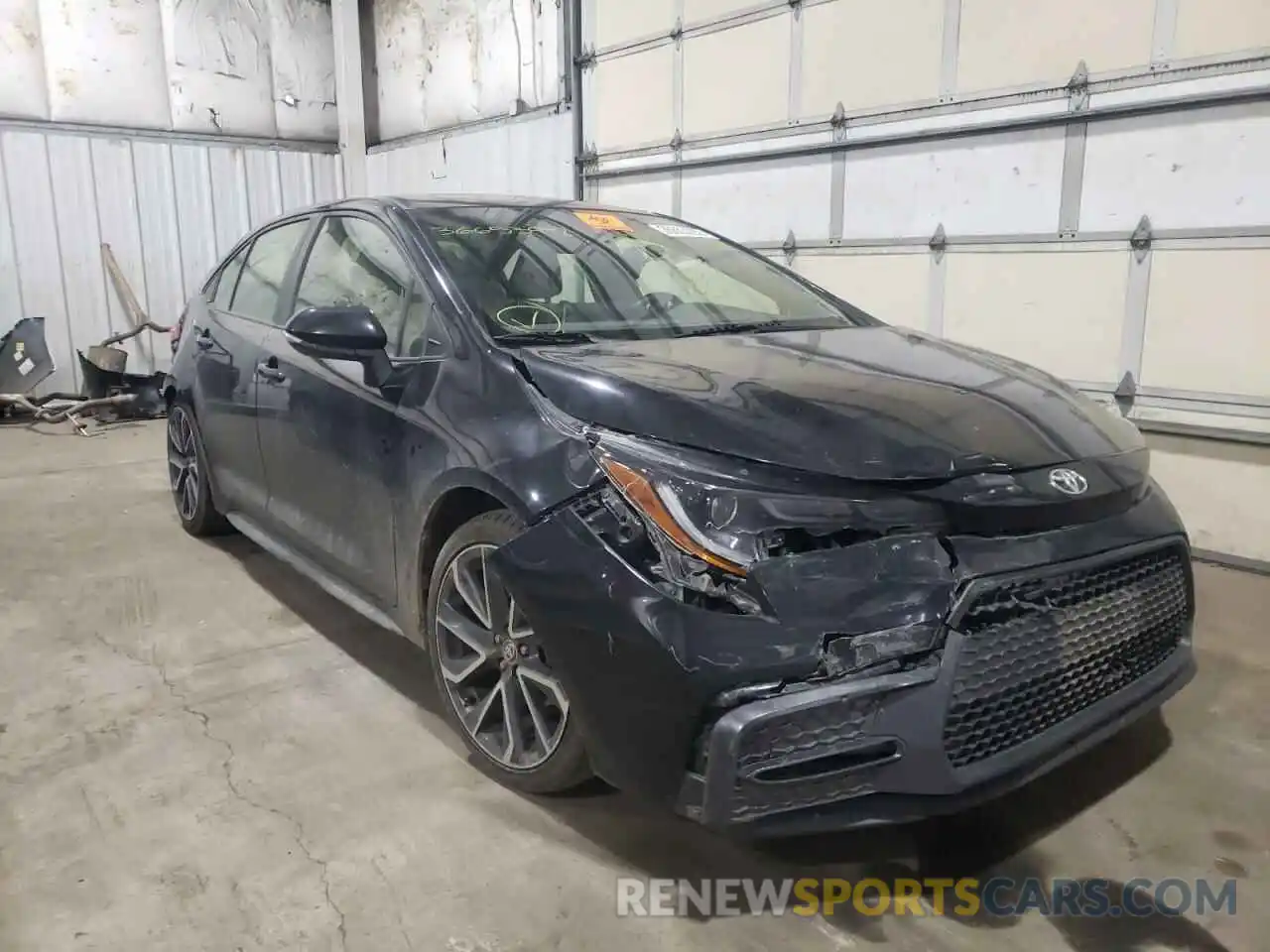 1 Photograph of a damaged car JTDS4RCE6LJ040011 TOYOTA COROLLA 2020