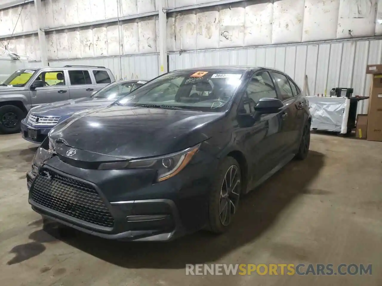 2 Photograph of a damaged car JTDS4RCE6LJ040011 TOYOTA COROLLA 2020