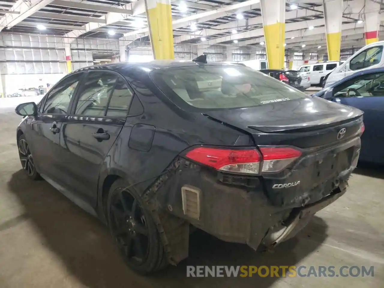 3 Photograph of a damaged car JTDS4RCE6LJ040011 TOYOTA COROLLA 2020