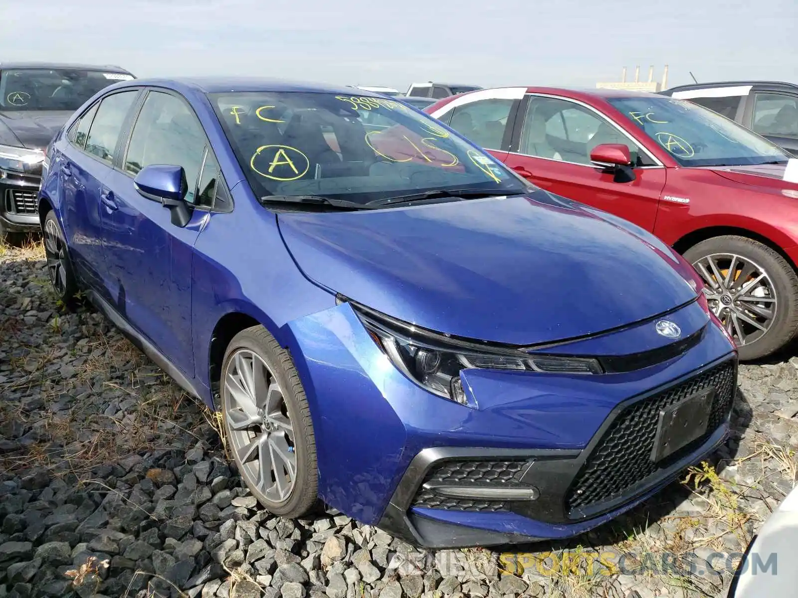 1 Photograph of a damaged car JTDS4RCE6LJ040204 TOYOTA COROLLA 2020