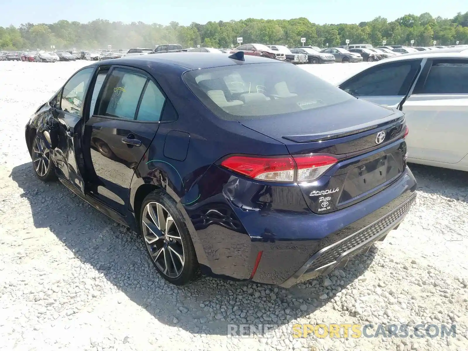 3 Photograph of a damaged car JTDS4RCE6LJ040946 TOYOTA COROLLA 2020