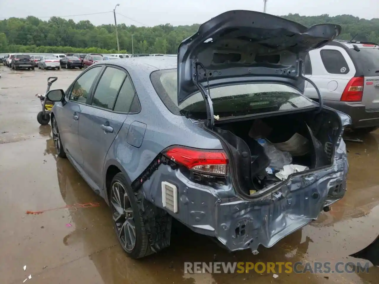 3 Photograph of a damaged car JTDS4RCE6LJ041126 TOYOTA COROLLA 2020