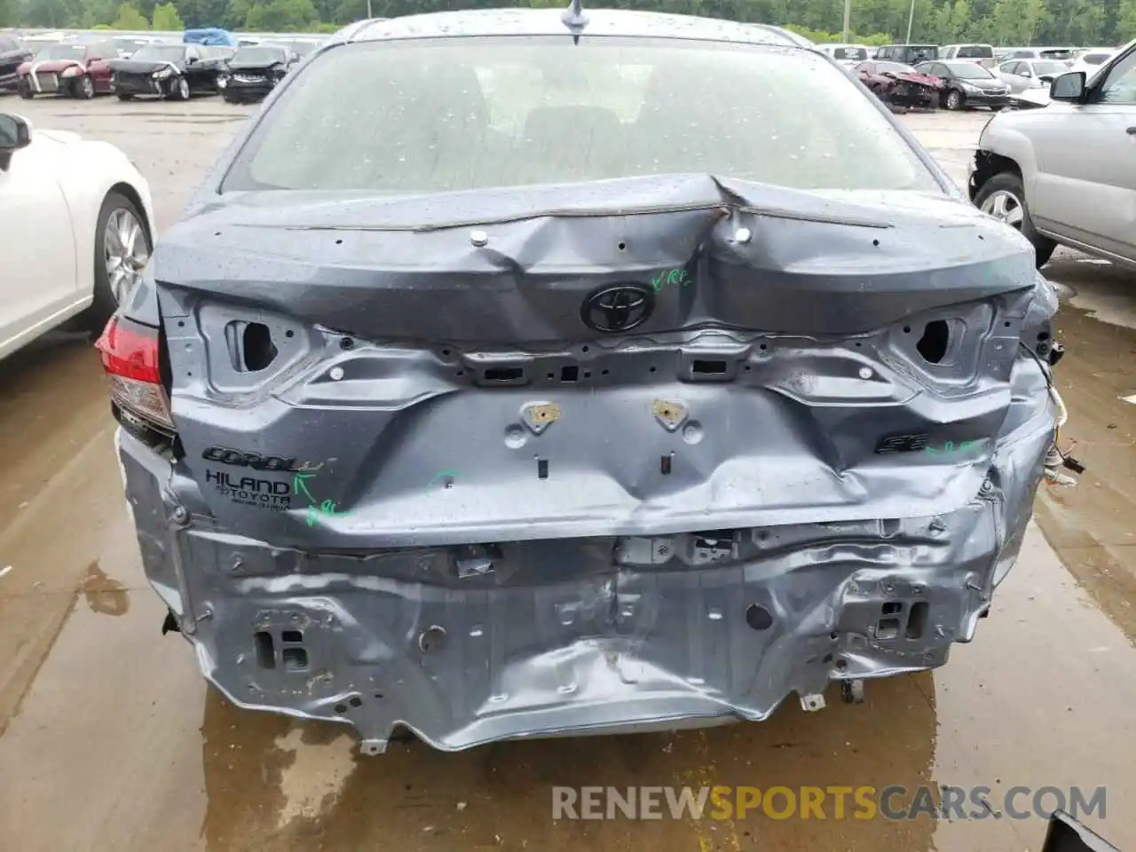 9 Photograph of a damaged car JTDS4RCE6LJ041126 TOYOTA COROLLA 2020