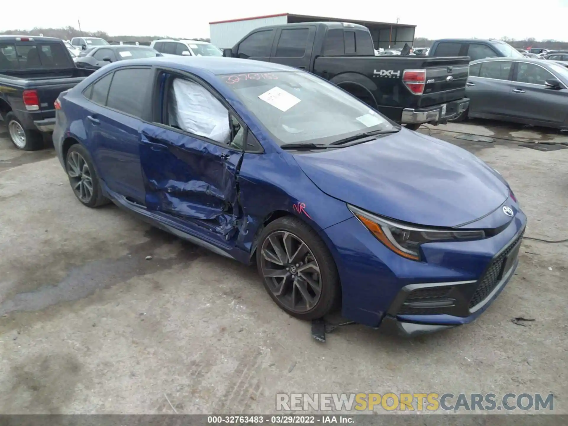 1 Photograph of a damaged car JTDS4RCE6LJ041448 TOYOTA COROLLA 2020