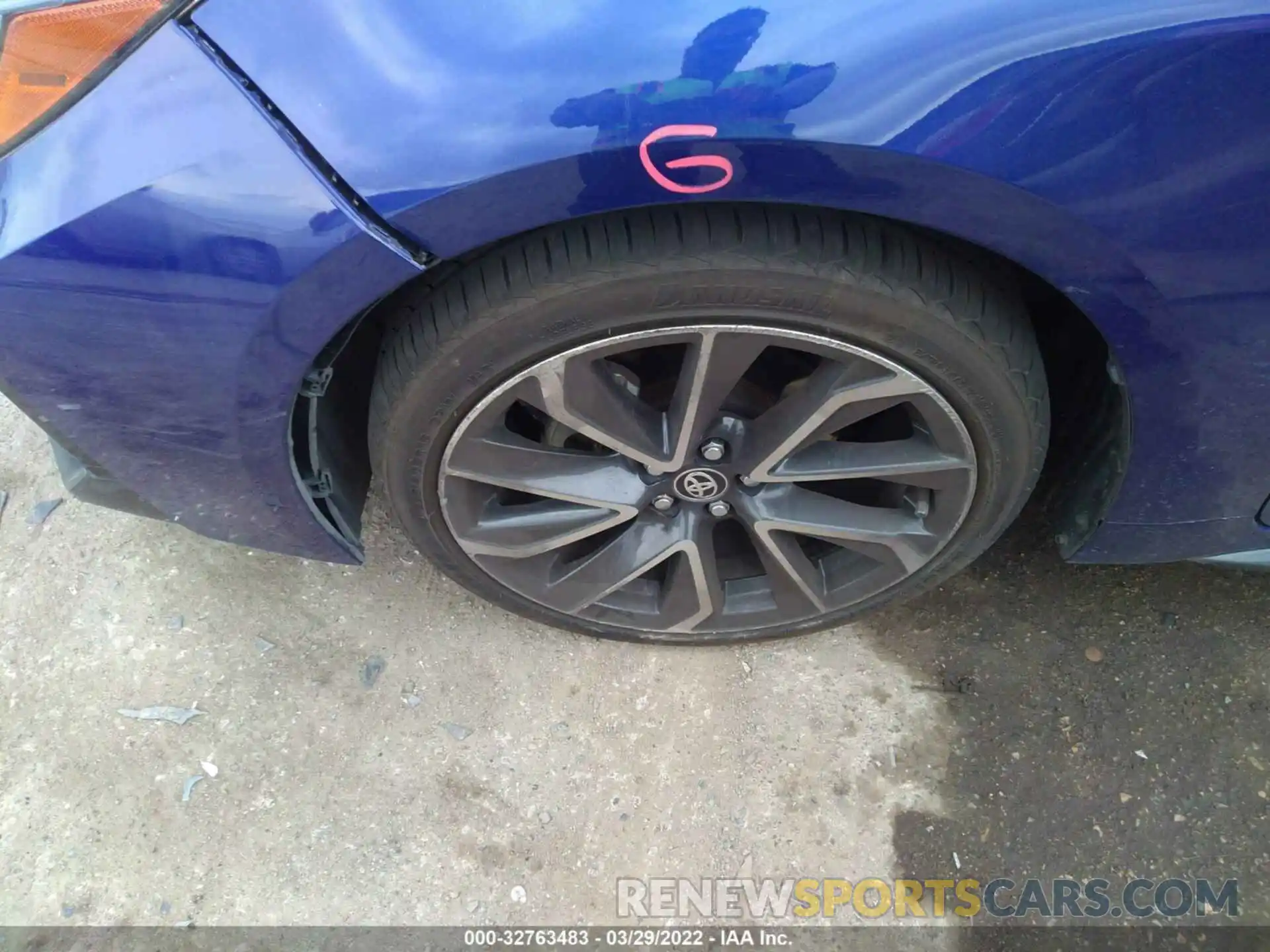 12 Photograph of a damaged car JTDS4RCE6LJ041448 TOYOTA COROLLA 2020