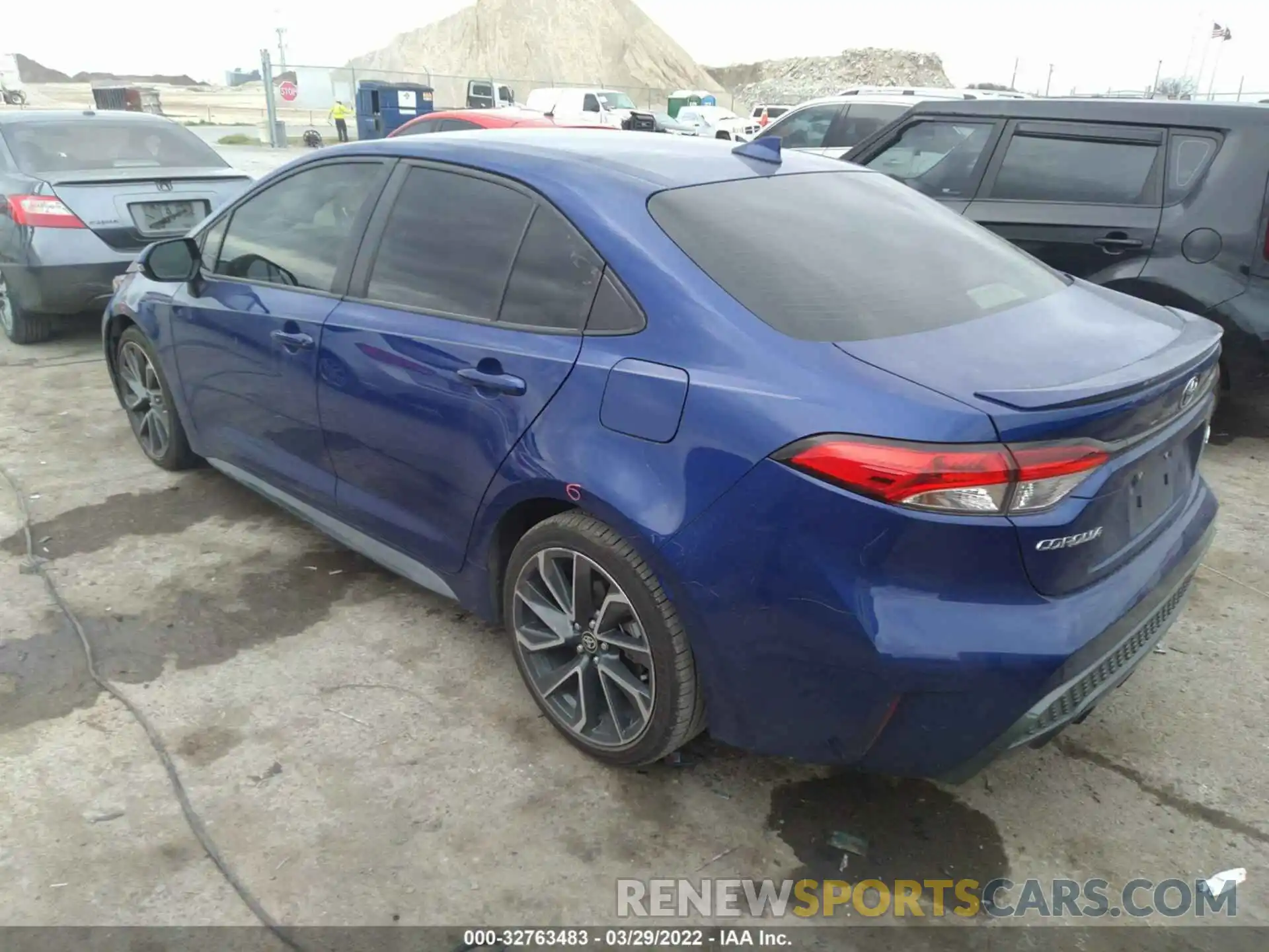 3 Photograph of a damaged car JTDS4RCE6LJ041448 TOYOTA COROLLA 2020