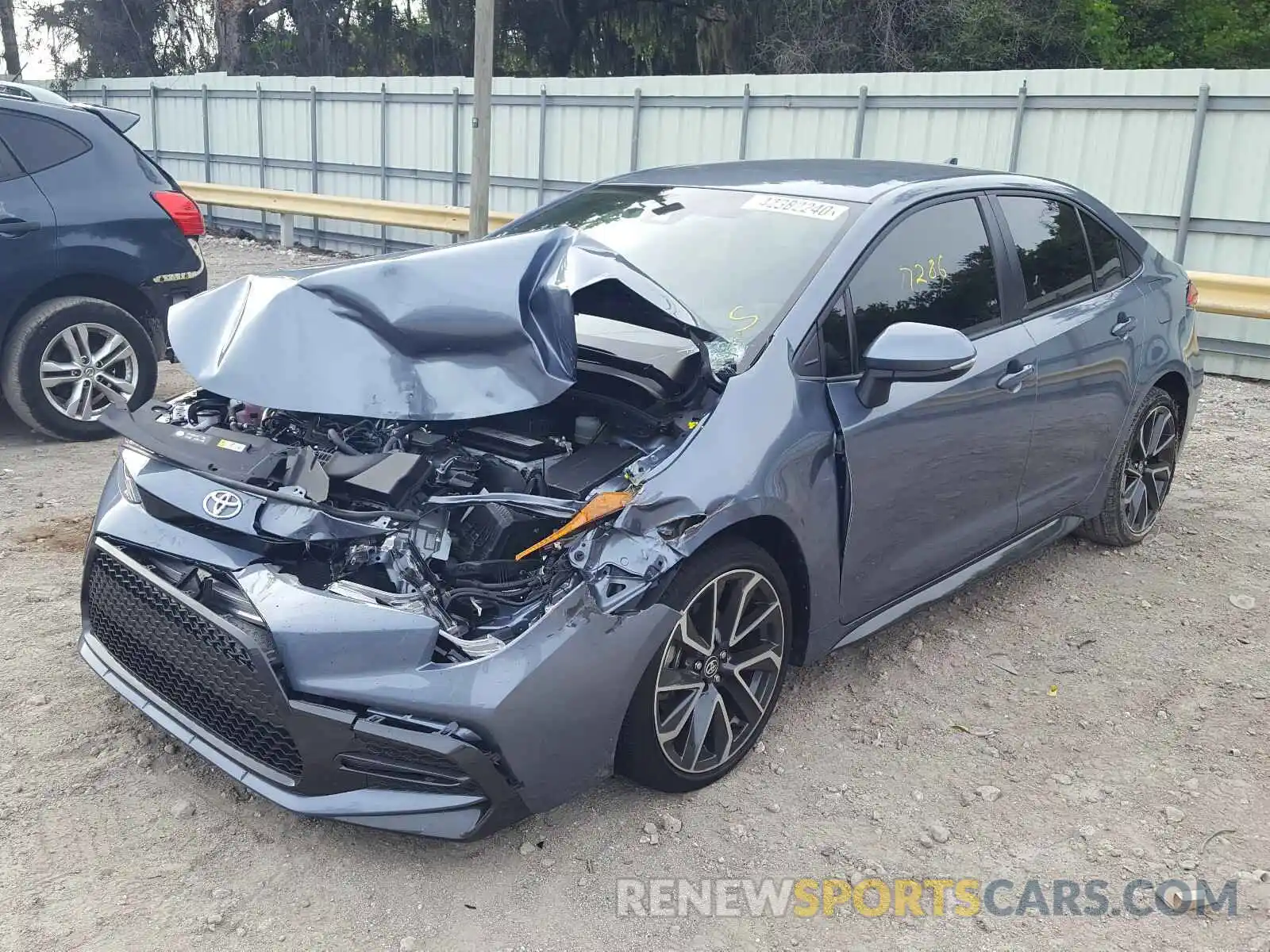 2 Photograph of a damaged car JTDS4RCE6LJ041479 TOYOTA COROLLA 2020