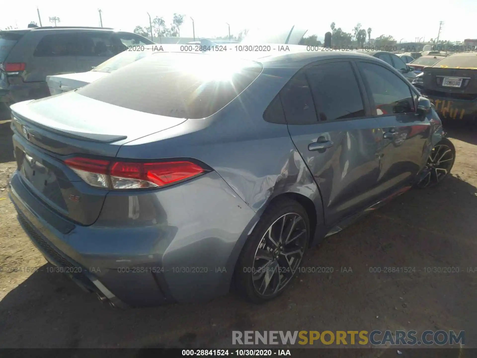 4 Photograph of a damaged car JTDS4RCE6LJ041689 TOYOTA COROLLA 2020