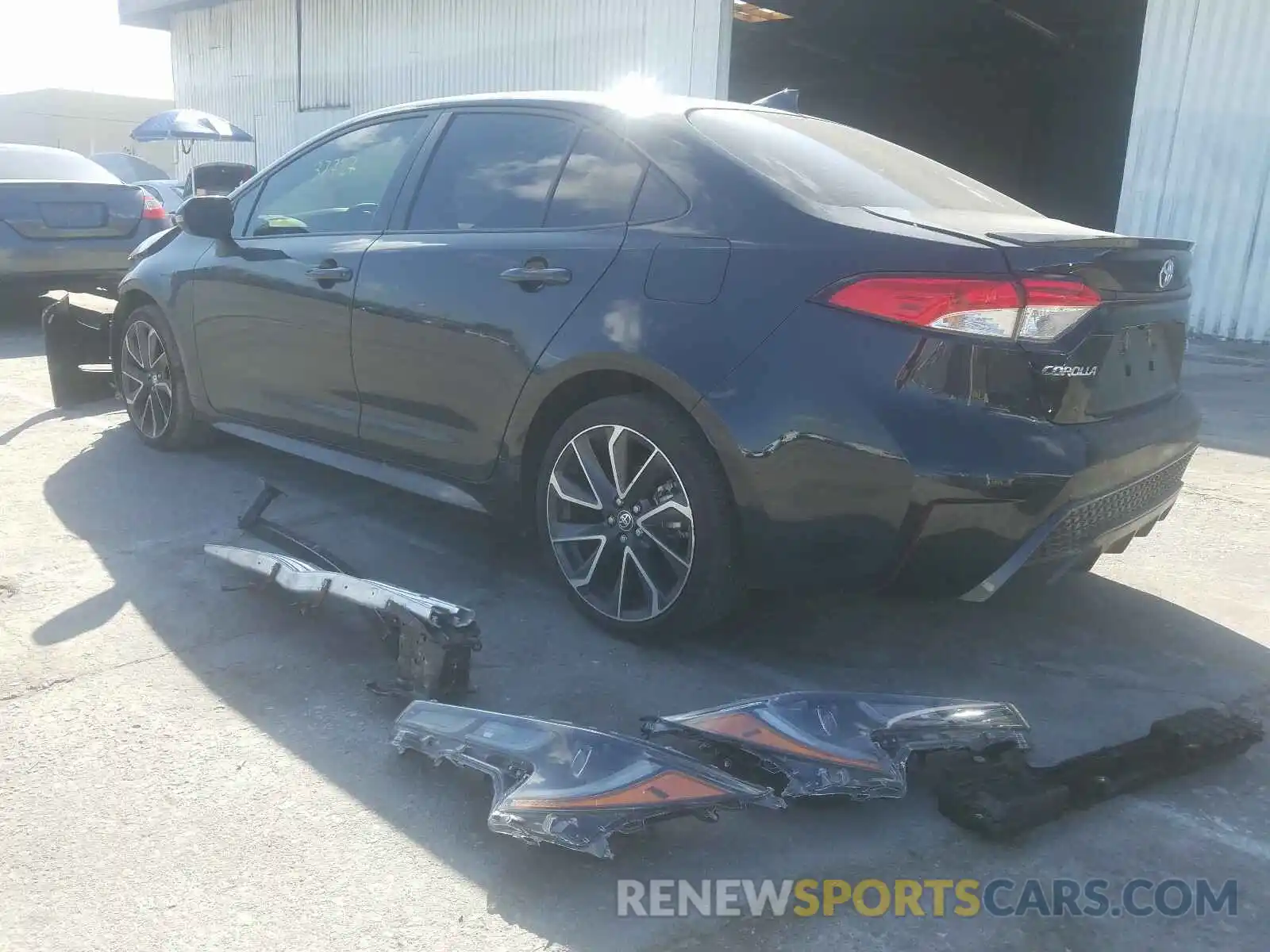 3 Photograph of a damaged car JTDS4RCE6LJ041739 TOYOTA COROLLA 2020