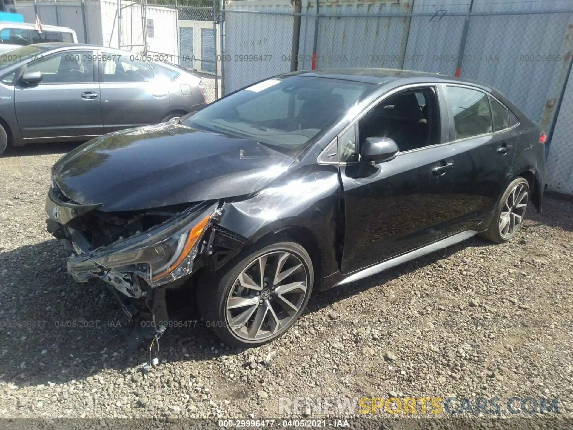 2 Photograph of a damaged car JTDS4RCE6LJ042258 TOYOTA COROLLA 2020