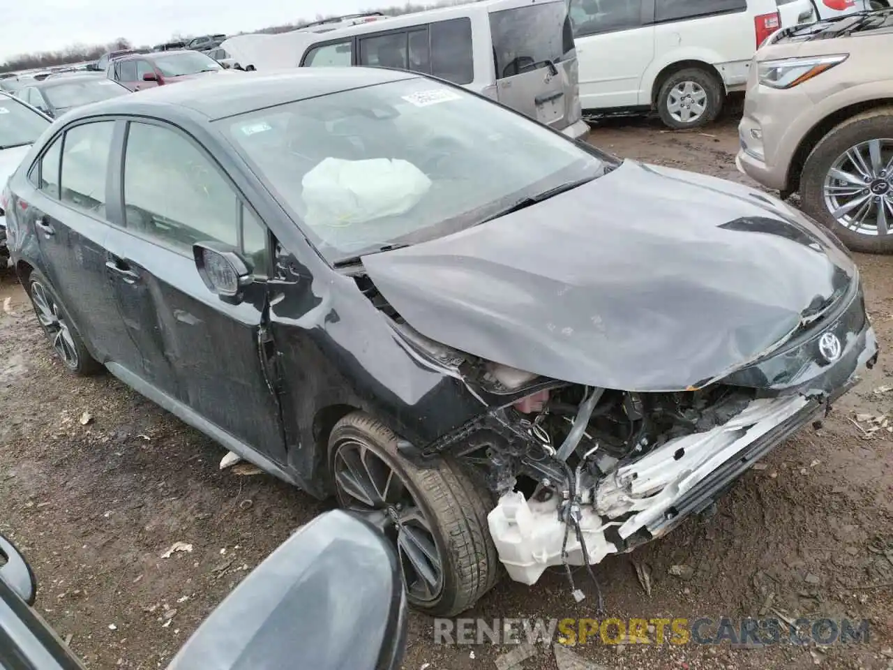 1 Photograph of a damaged car JTDS4RCE6LJ042583 TOYOTA COROLLA 2020