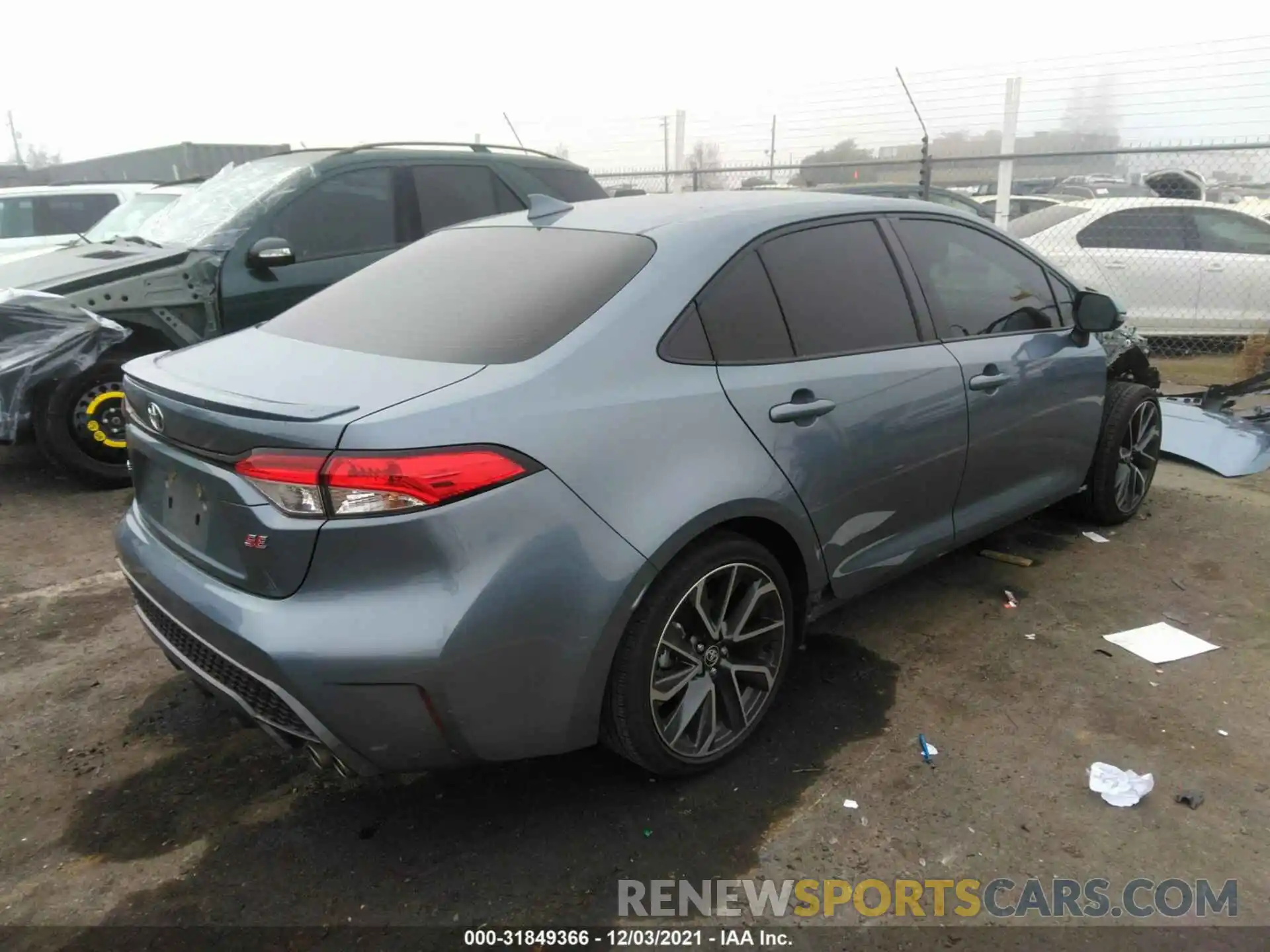 4 Photograph of a damaged car JTDS4RCE6LJ043328 TOYOTA COROLLA 2020